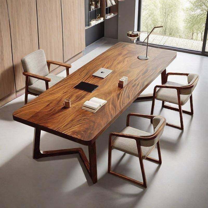 南UEN读美胡桃客厅书桌餐桌家用二合作一工台学习木阅桌实木大板,淘宝优惠券,粉丝福利购,淘宝优惠卷