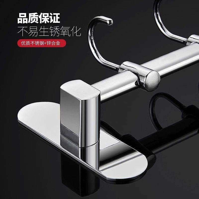 不锈钢挂放钩厨房墙壁免挂杆打孔厨卫用品厨具置五物ASS架壁挂金,淘宝优惠券,粉丝福利购,淘宝优惠卷