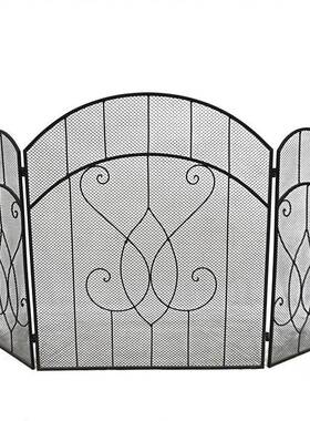 欧式网面艺壁炉架壁铁罩炉炉壁炉HVJ屏风防火栏别墅壁工具火炉围