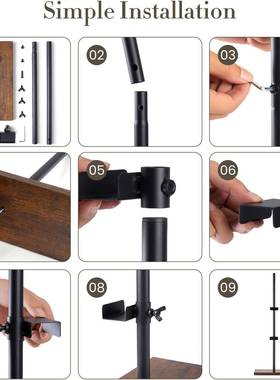 可式调节桌面相框架画廊立艺术片照画布家庭展览餐厅支GR-20251金