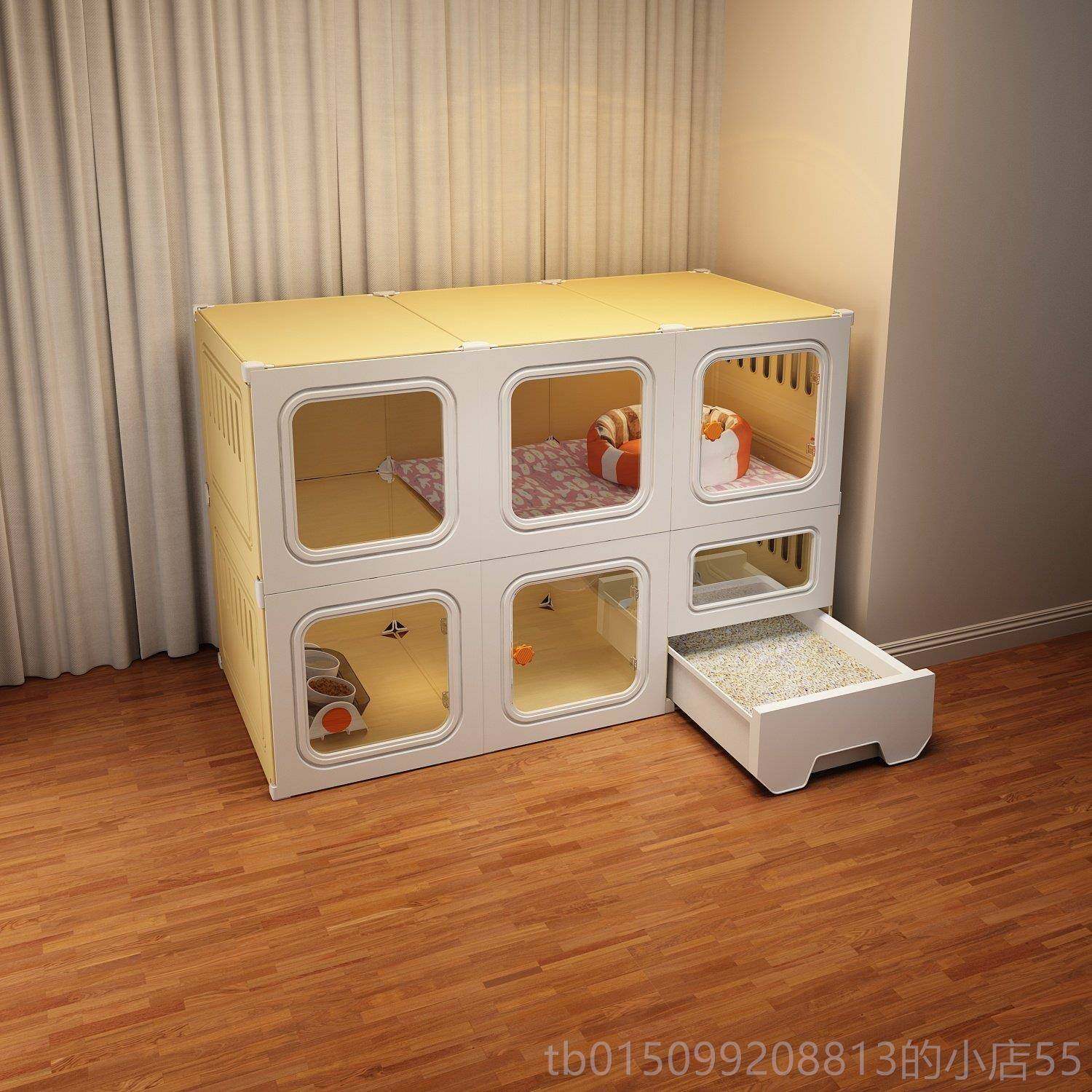 正品盆笼子猫砂一体猫厕猫别墅猫窝猫猫舍猫家屋猫咪用室内不占地,淘宝优惠券,粉丝福利购,淘宝优惠卷