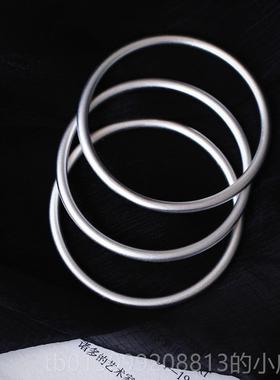 正品999银手古法传承手镯 磨砂款足 克价亲银们自己对比 女镯款纯