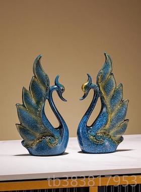 高档展艺鹰展翅轻奢招财玄雄关家居装饰摆件大宏图工品酒柜办公室