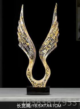 高档款大展宏档大气大鹏展翅高创新意图家居摆饰客厅办公室酒柜装