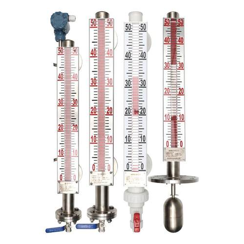 磁翻板液位计304不锈钢带远传4-20ma油位锅位顶装磁翻板液位计 - 图3