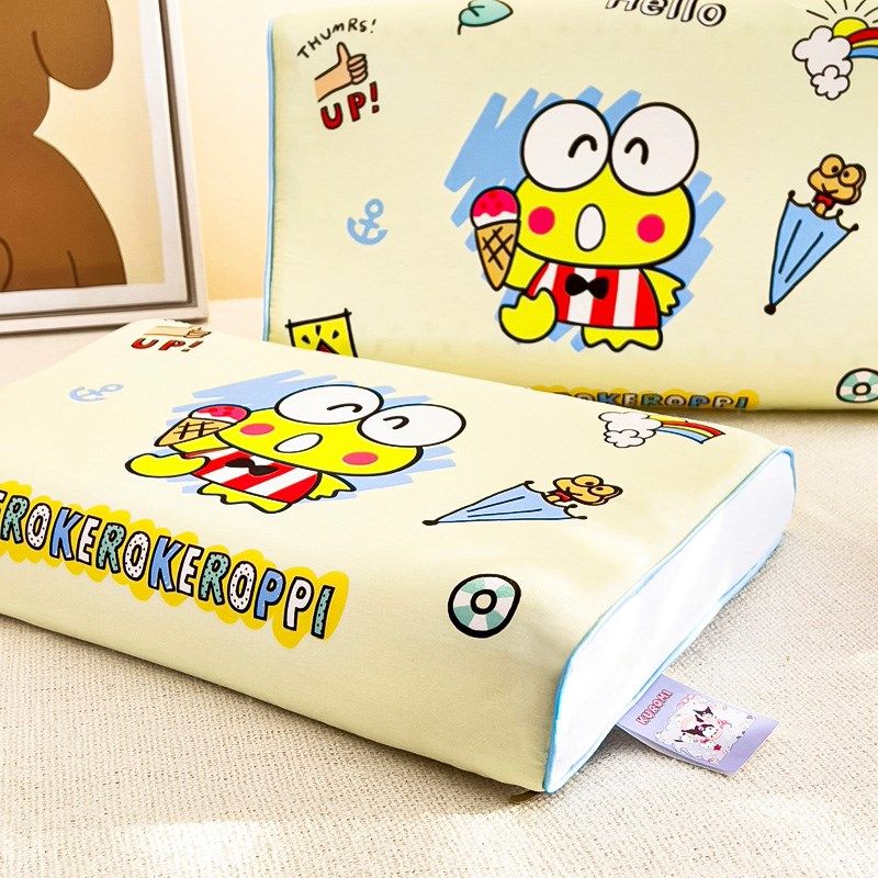 三丽鸥库洛米儿童乳胶枕3-6岁9小学生专用泰国乳胶幼儿园宝宝枕头,淘宝优惠券,粉丝福利购,淘宝优惠卷