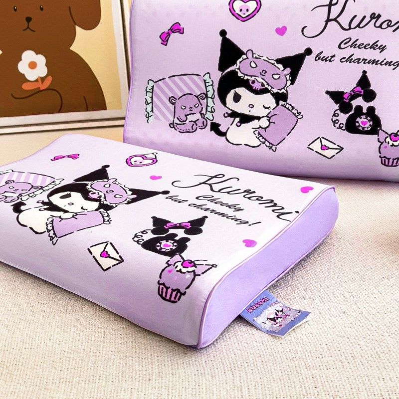 三丽鸥库洛米儿童乳胶枕3-6岁9小学生专用泰国乳胶幼儿园宝宝枕头,淘宝优惠券,粉丝福利购,淘宝优惠卷