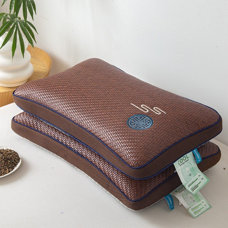 荞麦壳枕凉感夏凉枕头冰凉枕凉席枕芯PE藤面枕成人双面凉枕茶香枕,淘宝优惠券,粉丝福利购,淘宝优惠卷