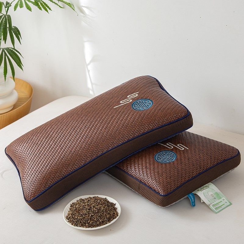 荞麦壳枕凉感夏凉枕头冰凉枕凉席枕芯PE藤面枕成人双面凉枕茶香枕,淘宝优惠券,粉丝福利购,淘宝优惠卷