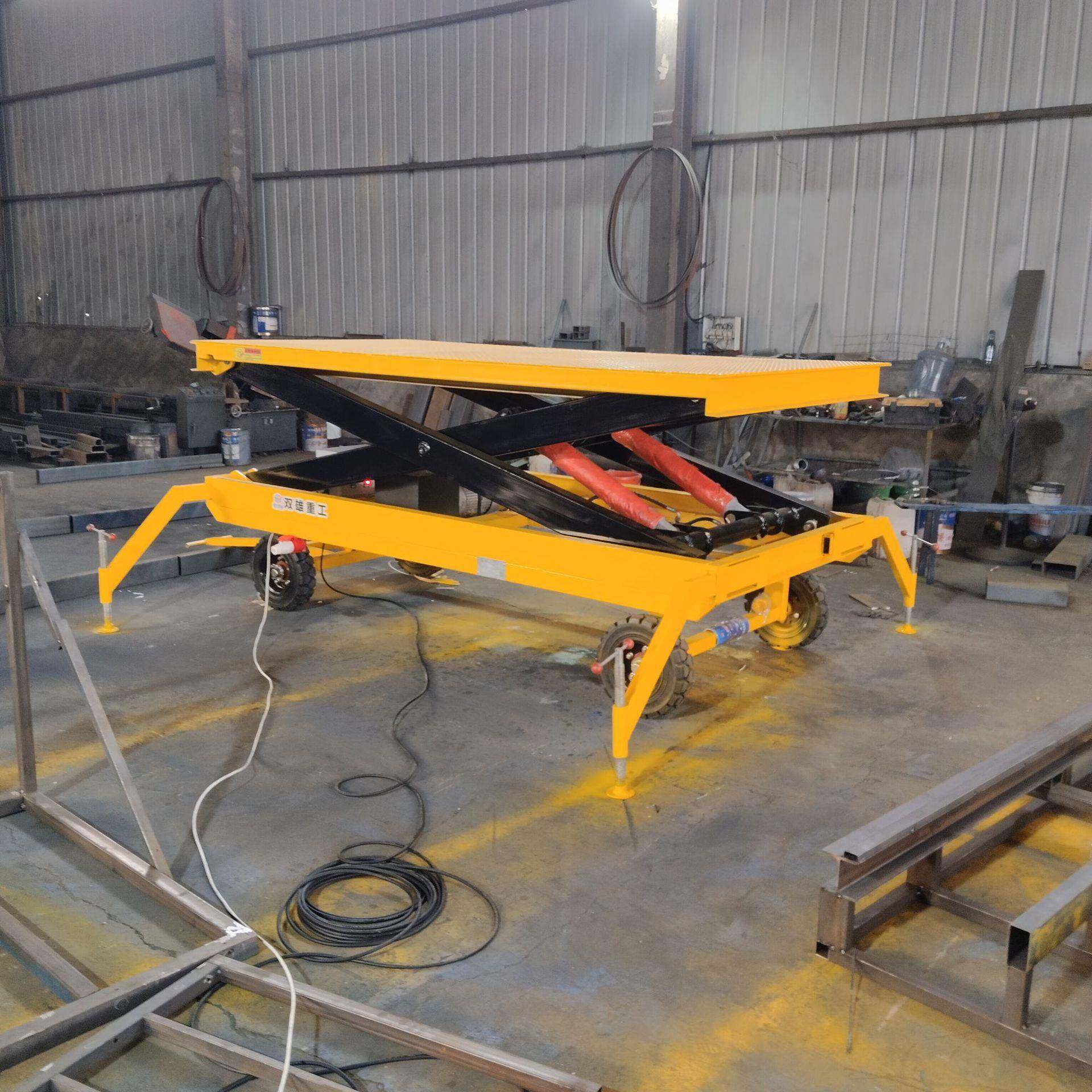 剪叉式升降平台厂房大吨位货物举升机起升台电动液压提升平台,淘宝优惠券,粉丝福利购,淘宝优惠卷