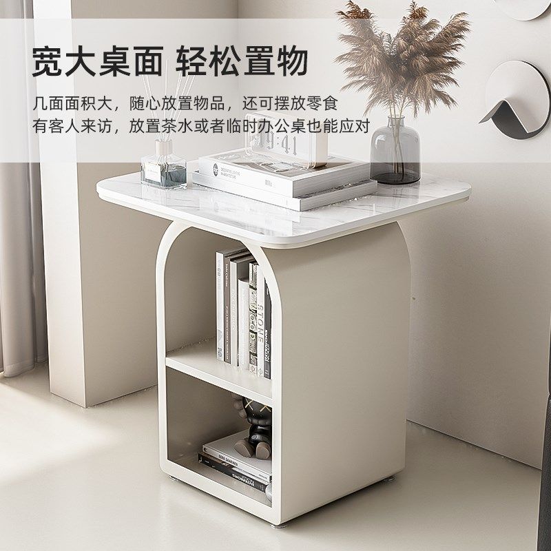 小户型卧室床头柜轻奢沙发边几方形客厅小桌子家用置物架阳台茶桌,淘宝优惠券,粉丝福利购,淘宝优惠卷