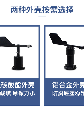 风向风速传感器风向变送器风向仪风杯厂家RS485气象站4-20ma
