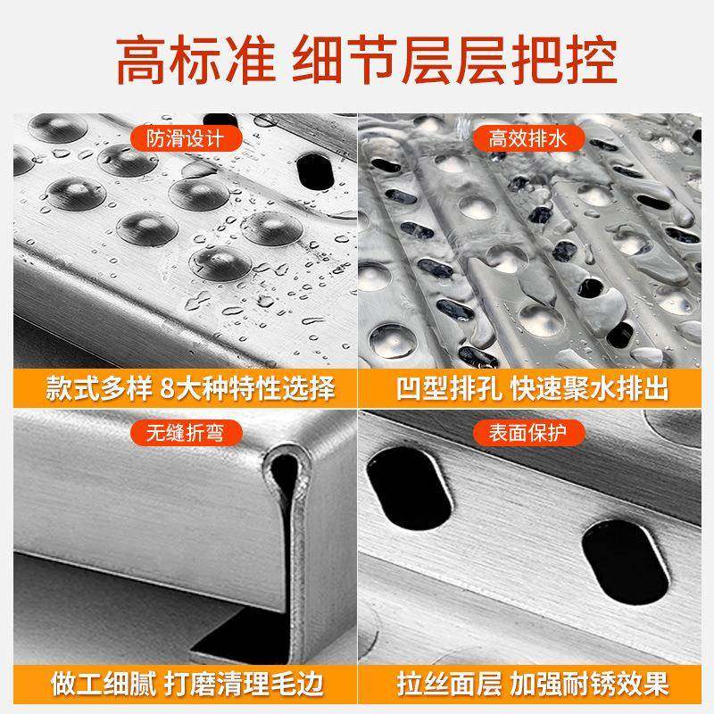 厨房防滑不锈钢304地沟盖盖板下水道水槽201不锈钢沟盖板钢篦子,淘宝优惠券,粉丝福利购,淘宝优惠卷