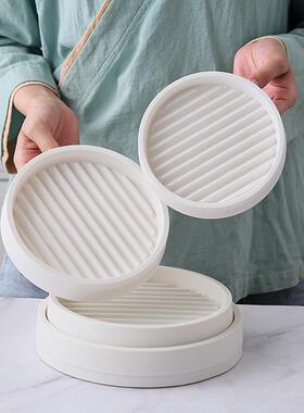条纹网格塑料花盆托盘园艺盆景盆栽接水盘干泡茶盘多肉盆底托