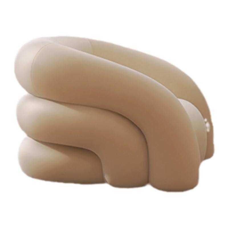 奶油风单人沙发椅懒人网红款单椅沙发小户型阳台设计师休闲椅家用,淘宝优惠券,粉丝福利购,淘宝优惠卷