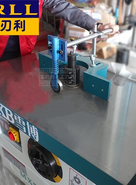 木工家具圆台横向顶料轴承弹簧助力器助推器送料机走弯料辅助靠山