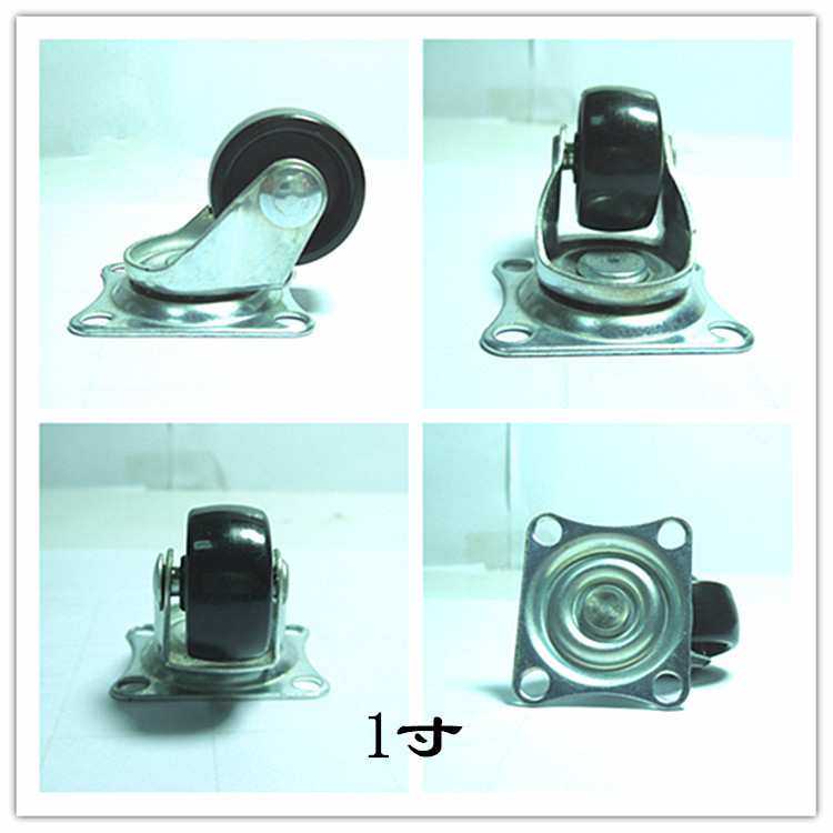 2寸白PP万向轮 2.5寸螺丝杆刹车轮陈列展示柜货架轮子3寸轻型脚轮,淘宝优惠券,粉丝福利购,淘宝优惠卷