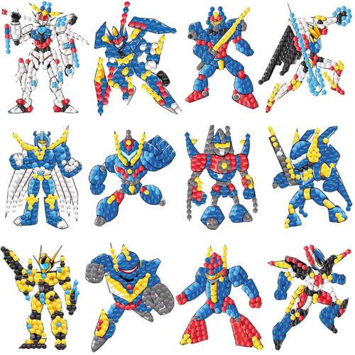 儿童卡通钻石贴画点钻粘贴益智手工diy玩具小朋友钻石画一件 - 图0