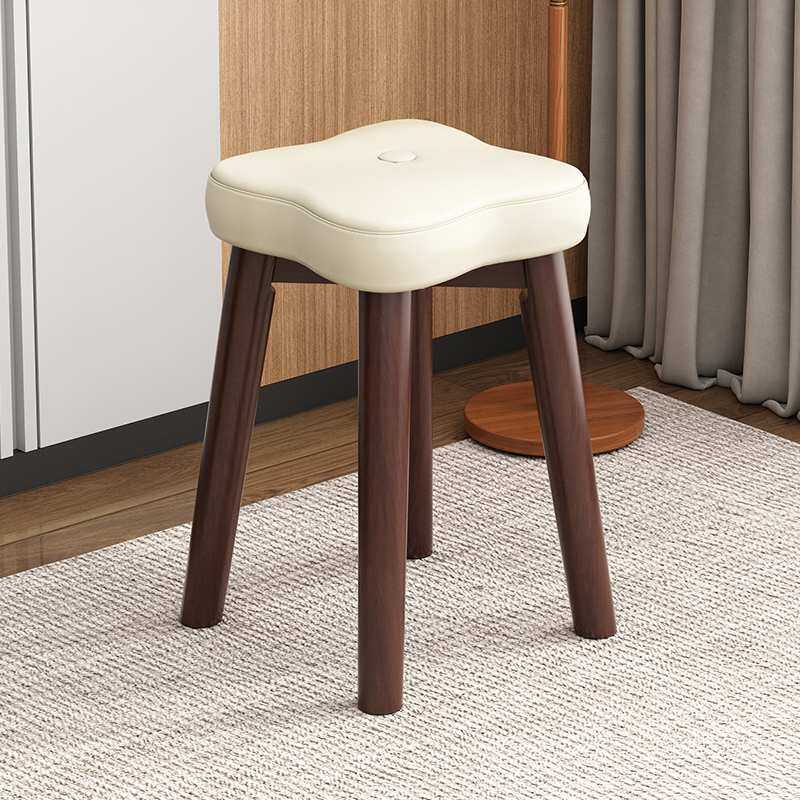 实木凳子家用板凳木凳客厅卧室矮凳化妆凳轻奢软包可叠放餐桌椅子,淘宝优惠券,粉丝福利购,淘宝优惠卷