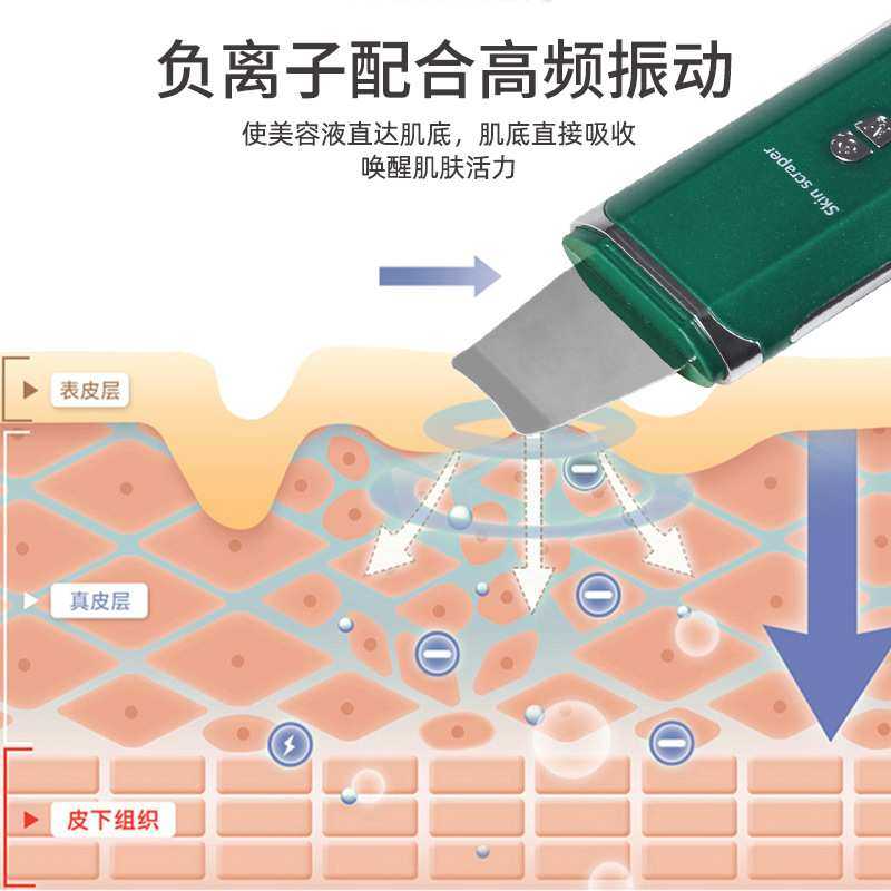 超声波ems铲皮机清洁毛孔去除黑头去粉刺仪脸部吸铲跨境代发,淘宝优惠券,粉丝福利购,淘宝优惠卷