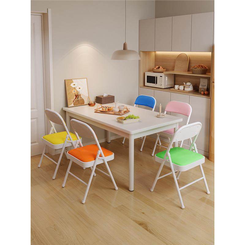 折叠椅宿舍学生寝室学习椅子家用餐椅便携凳子靠背电脑办公椅久坐,淘宝优惠券,粉丝福利购,淘宝优惠卷