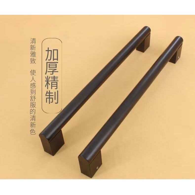 不锈钢玻璃门拉手细圆管黑钛无指纹门把手淋浴房推拉门隔断门拉手,淘宝优惠券,粉丝福利购,淘宝优惠卷