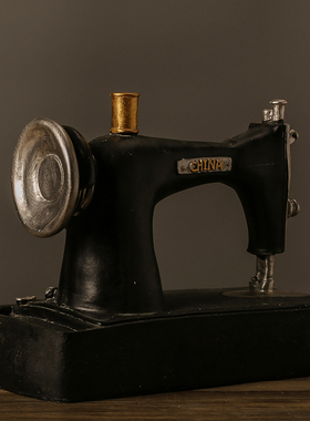 复旧怀古缝纫机店具电视装饰品橱窗陈列道铺摆设