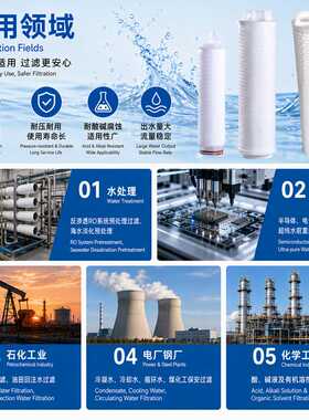卅亚过滤电厂钢厂冷凝水处理滤芯保安过滤器水滤芯电厂专用