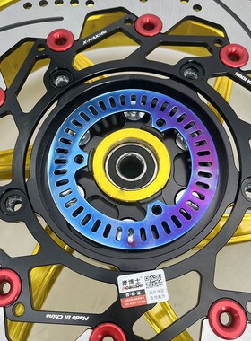 适用R3 NVX/NMAX155 XMAX300前后轮ABS防抱死烧钛色感应齿圈