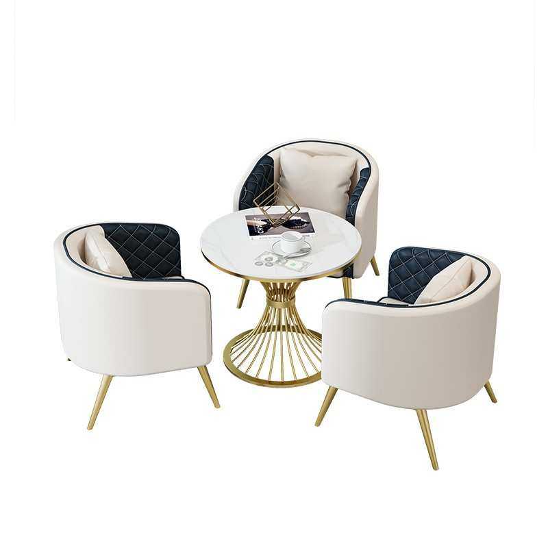 轻奢现代售楼处酒店宾馆单人沙发椅洽谈商务休闲会客沙发桌椅组合,淘宝优惠券,粉丝福利购,淘宝优惠卷