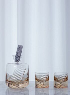 高端艺术玻璃酒具酒杯套装高级醒酒器分酒壶酒杯家用现货批发