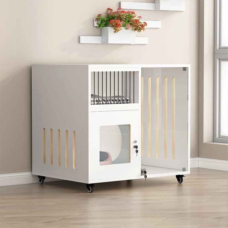 猫别墅粉色猫屋家用猫笼子室内猫笼猫厕一体猫窝 猫舍实木猫柜子,淘宝优惠券,粉丝福利购,淘宝优惠卷