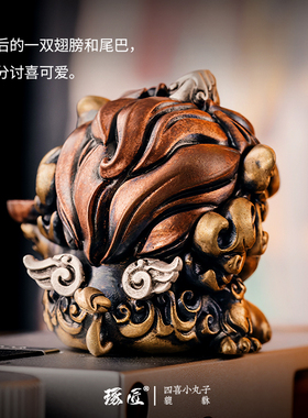【四喜小丸子】琢匠皮丘手把件家居公桌面招财貔貅装饰摆件客厅