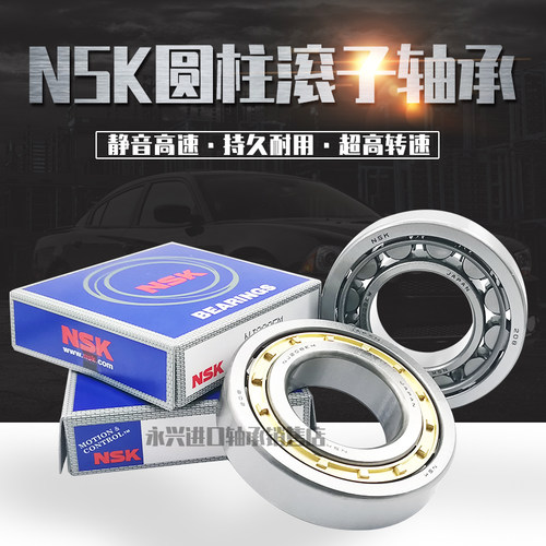 进口日本NSK圆柱滚子轴承 N NU NJ NUP NF203 204 205 206 207 EM - 图2