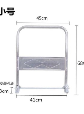 手推车拉手把手平板车折叠把手推货车配件扶手活动手把加厚钢管