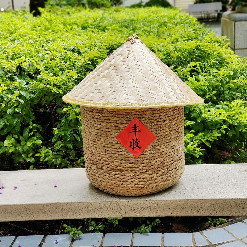 丰收粮仓摆件幼儿园环创主题装饰品手工草编竹编小谷仓丰收节农耕,淘宝优惠券,粉丝福利购,淘宝优惠卷