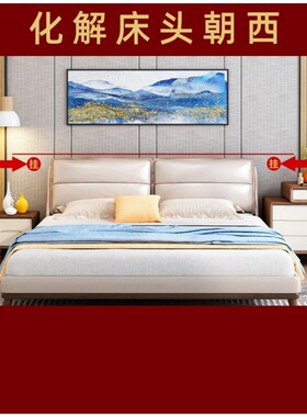 床头向西化解摆件五帝钱挂床头上的葫芦挂件专解卧室解决朝西靠西