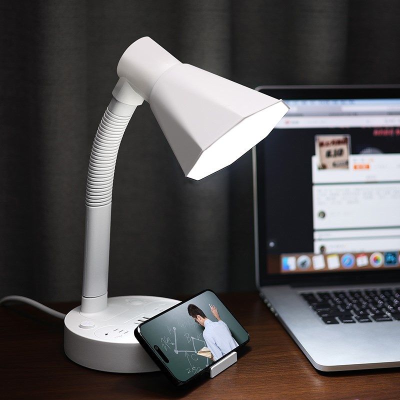 可更换灯泡LED护眼多功能台灯卧室床头夜灯插座USB宿舍学生卧室灯,淘宝优惠券,粉丝福利购,淘宝优惠卷