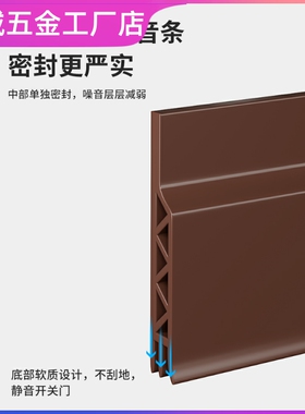 门缝门底密封条防风漏风门底缝专用隔音降噪条卧室挡风防水贴门贴