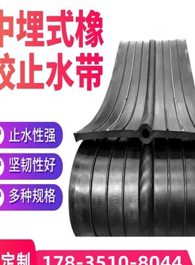 P型建筑隧道地铁底片橡胶止水带中埋式651型可卸外贴钢边式652型
