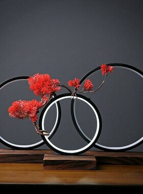 LED灯圈高达模型灯敖丙灯圈展示台客厅玄关装饰摆饰