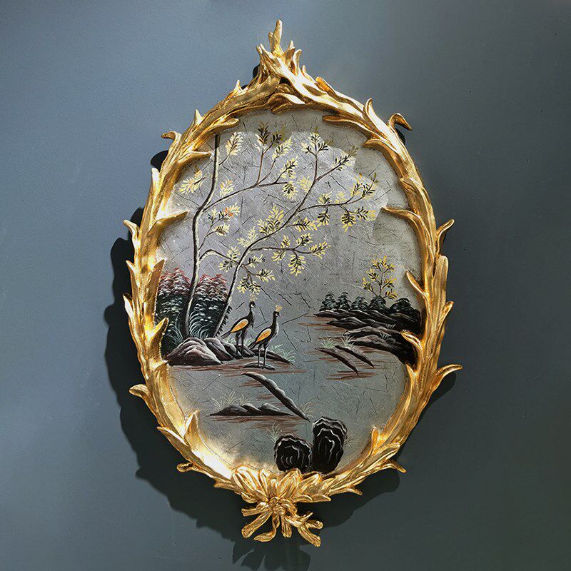 欧式手绘装饰画挂画花鸟画软装入户客厅餐厅法式彩绘装饰框木板画,淘宝优惠券,粉丝福利购,淘宝优惠卷