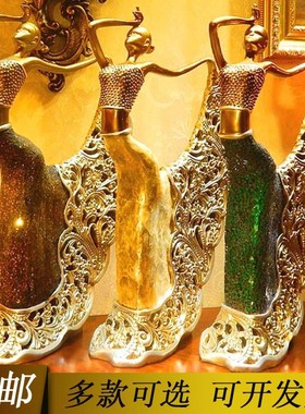 创意时尚家居饰品树脂摆件办公室酒柜电视柜橱窗书桌装饰品摆设