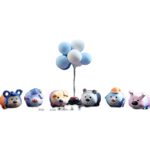 快乐时光汽车摆件卡通车载车内饰男女公仔车饰仪表台模型装饰用品 - 图3