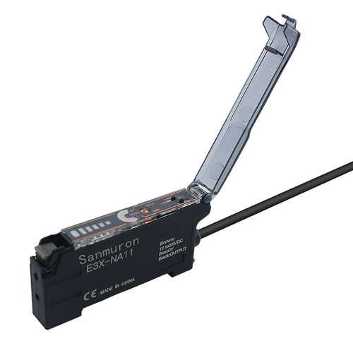 光纤放大器E3X-NA11漫反射对射光电开关光纤感应探头光纤传感器 - 图1