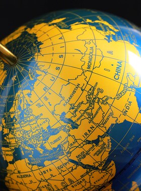 新款高级感地球仪摆件高档客厅酒柜办公室书房现代家居桌面装饰品