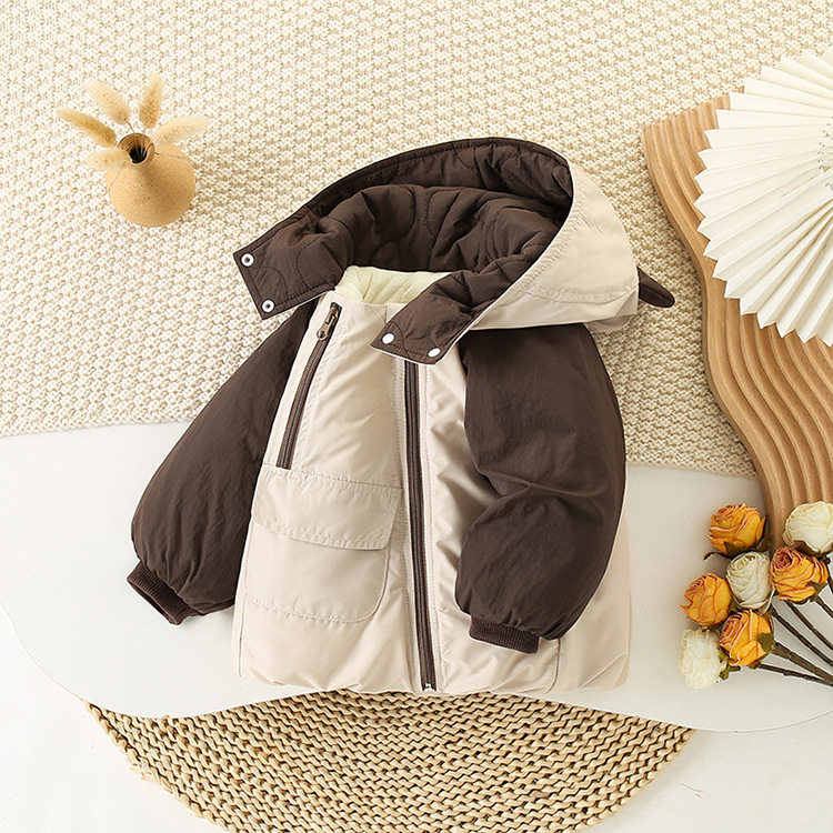 2025新款秋冬童装儿童冬季加绒棉袄男宝宝加厚冲锋衣休闲百搭,淘宝优惠券,粉丝福利购,淘宝优惠卷