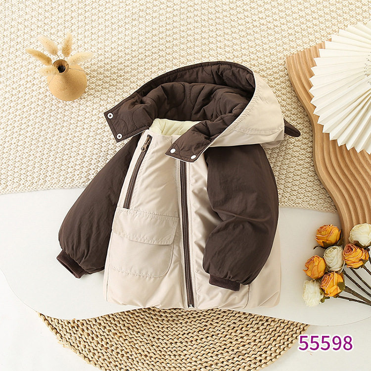 2025新款秋冬童装儿童冬季加绒棉袄男宝宝加厚冲锋衣休闲百搭,淘宝优惠券,粉丝福利购,淘宝优惠卷