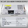 AC220V to DC24V20A switching power supply 480W LED light monitoring security access control DC power supply regulator