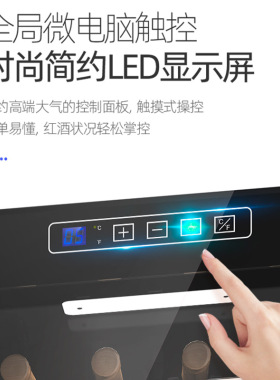 乐创红酒柜恒温家用酒柜客厅茶叶柜大容量高端酒柜展示柜